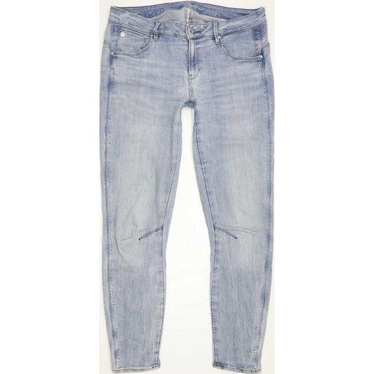 G-Star Arc 3D Mid Women Blue Skinny Slim Stretch Jeans W33 L31