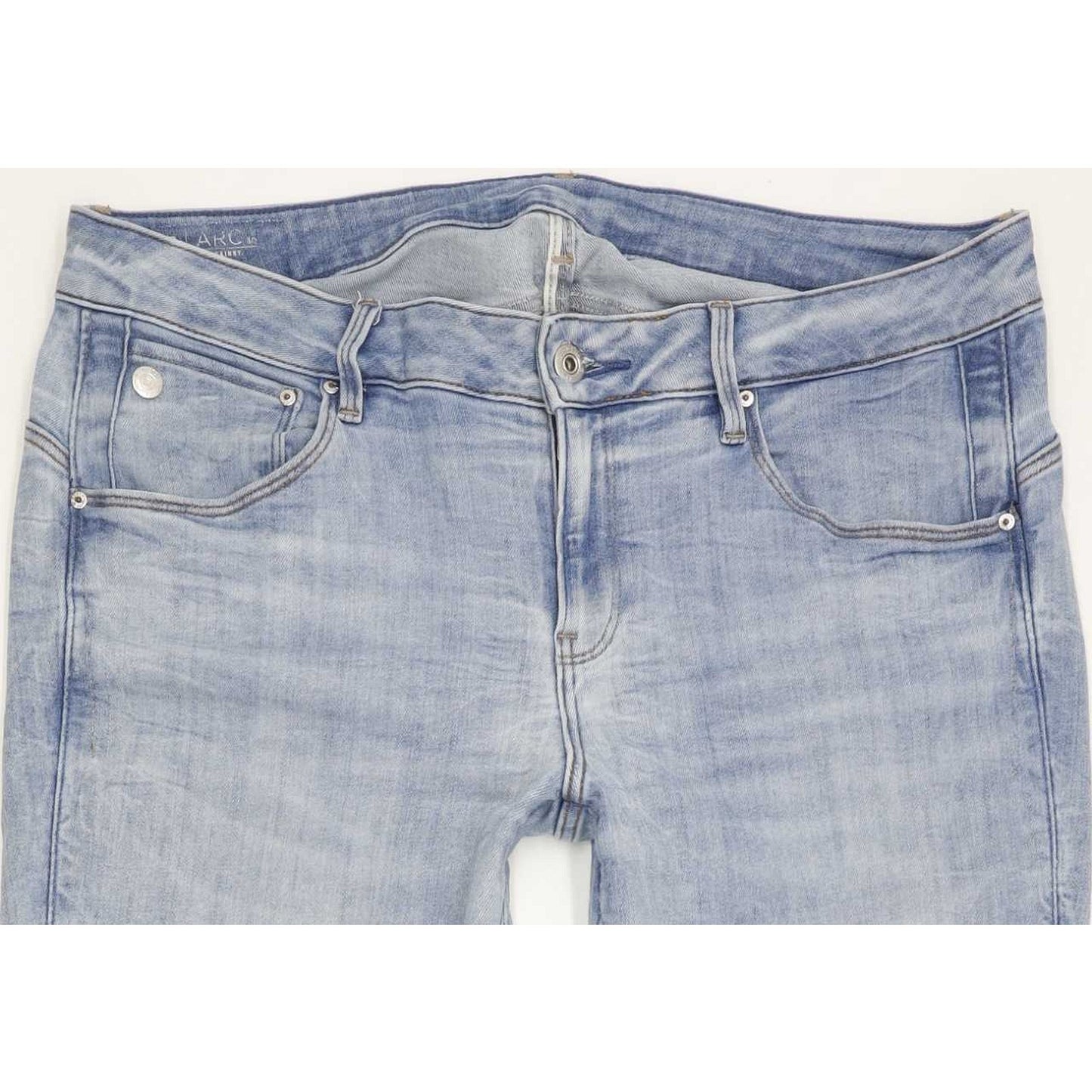 G-Star Arc 3D Mid Women Blue Skinny Slim Stretch Jeans W33 L31