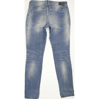 G-Star Lynn Mid Women Blue Skinny Slim Stretch Jeans W31 L32