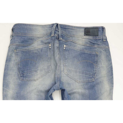 G-Star Lynn Mid Women Blue Skinny Slim Stretch Jeans W31 L32