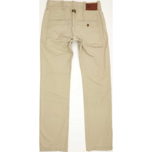 G-Star Bronson Men Beige Tapered Regular Chino Jeans W31 L33