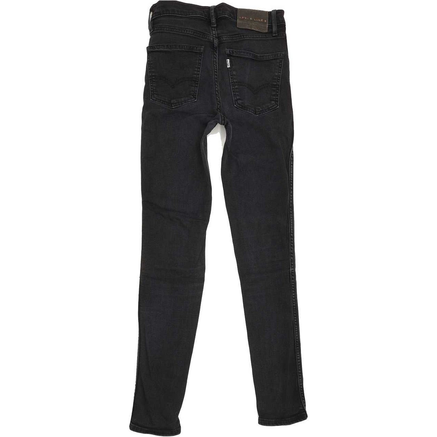 Levi's Line 8 Women Black Skinny Slim Stretch Jeans W25 L29