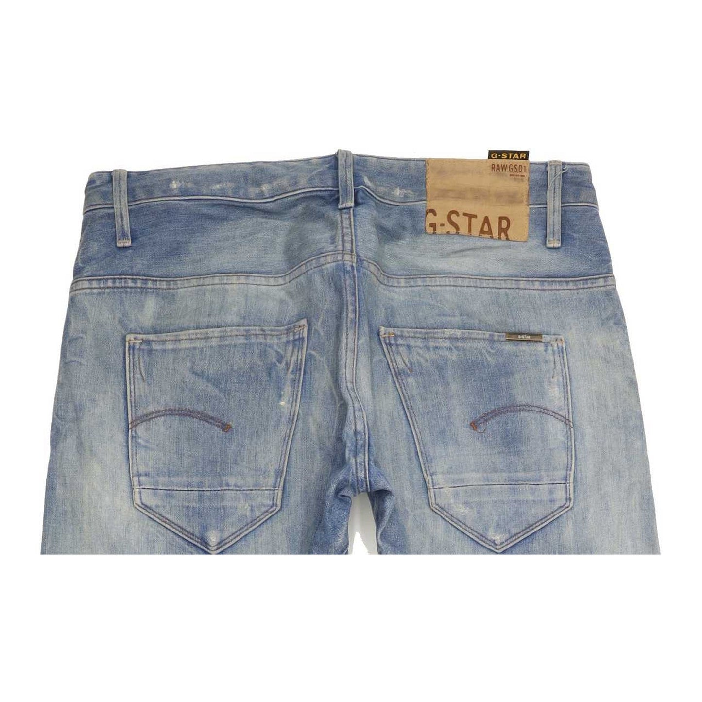 G-Star Arc 3D Men Blue Straight Slim Jeans W30 L32
