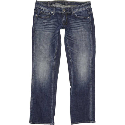 G-Star New Reese Women Blue Straight Slim Stretch Jeans W33 L30