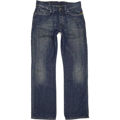 G-Star Men Blue Straight Regular Jeans W32 L31