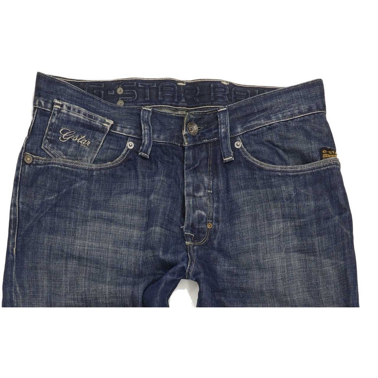 G-Star Men Blue Straight Regular Jeans W32 L31