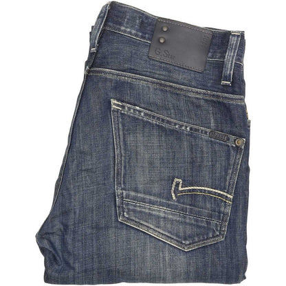 G-Star Men Blue Straight Regular Jeans W32 L31
