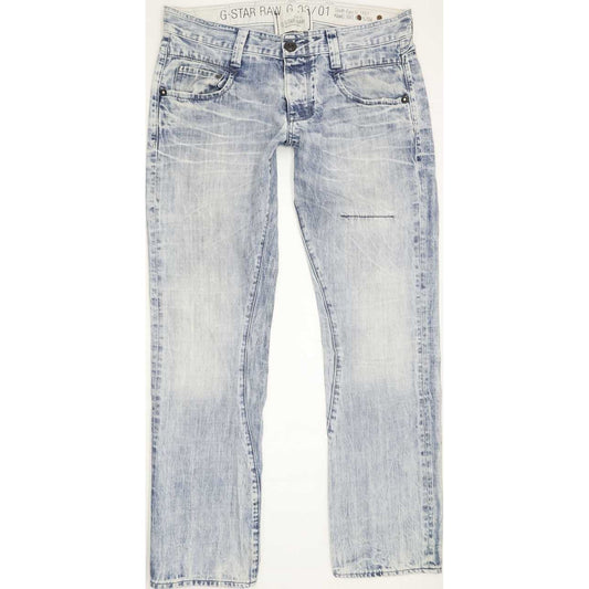 G-Star Radar Narrow Rope Men Blue Straight Slim Jeans W33 L32