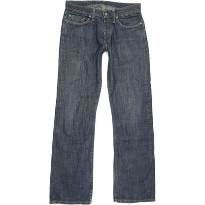 G-Star Men Blue Straight Slim Jeans W32 L33