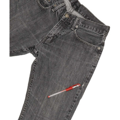 Levi's 514 Men Charcoal Straight Slim Jeans W31 L32