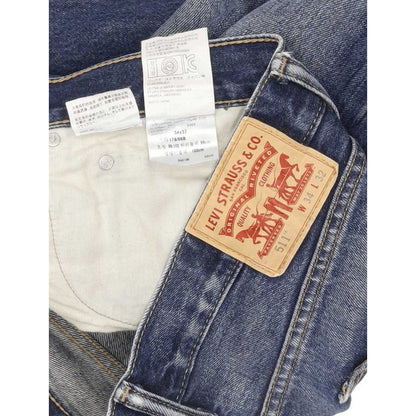 Levi's 511 Men Blue Straight Slim Jeans W34 L31