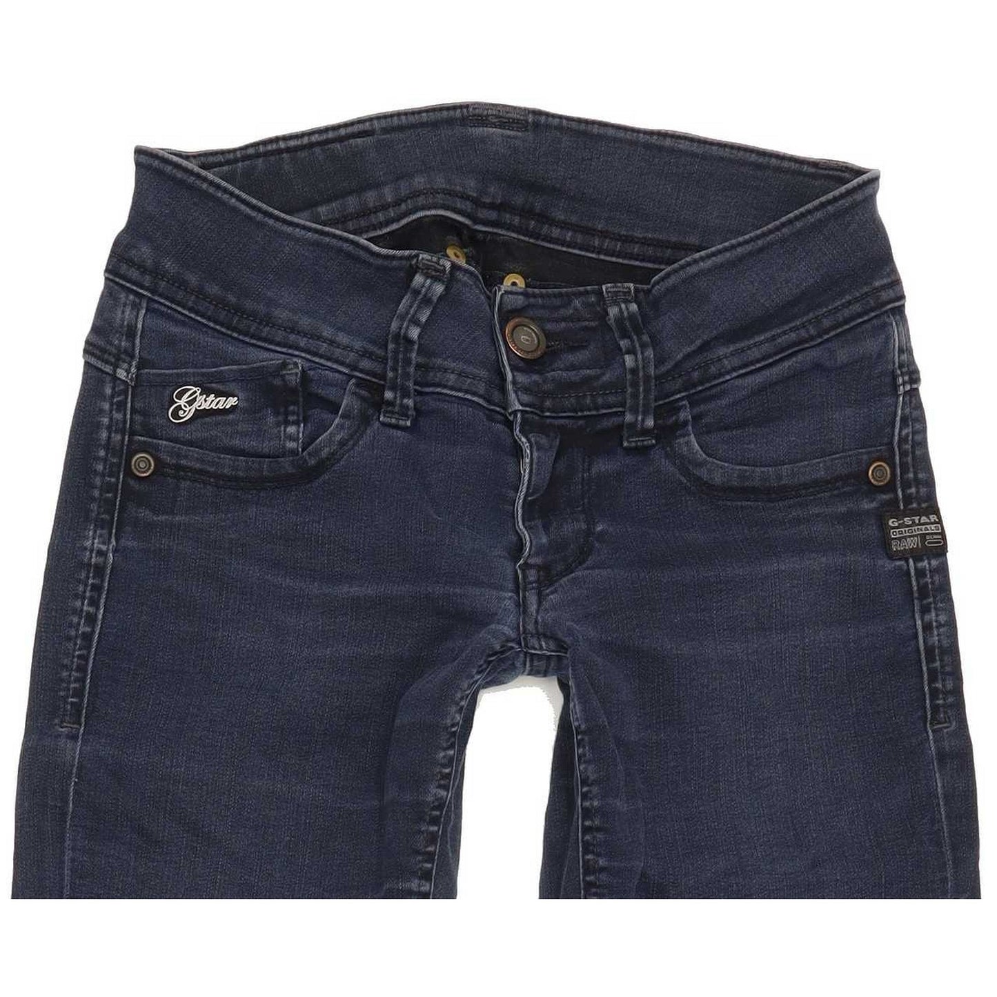 G-Star Lynn Women Blue Skinny Slim Stretch Jeans W25 L30