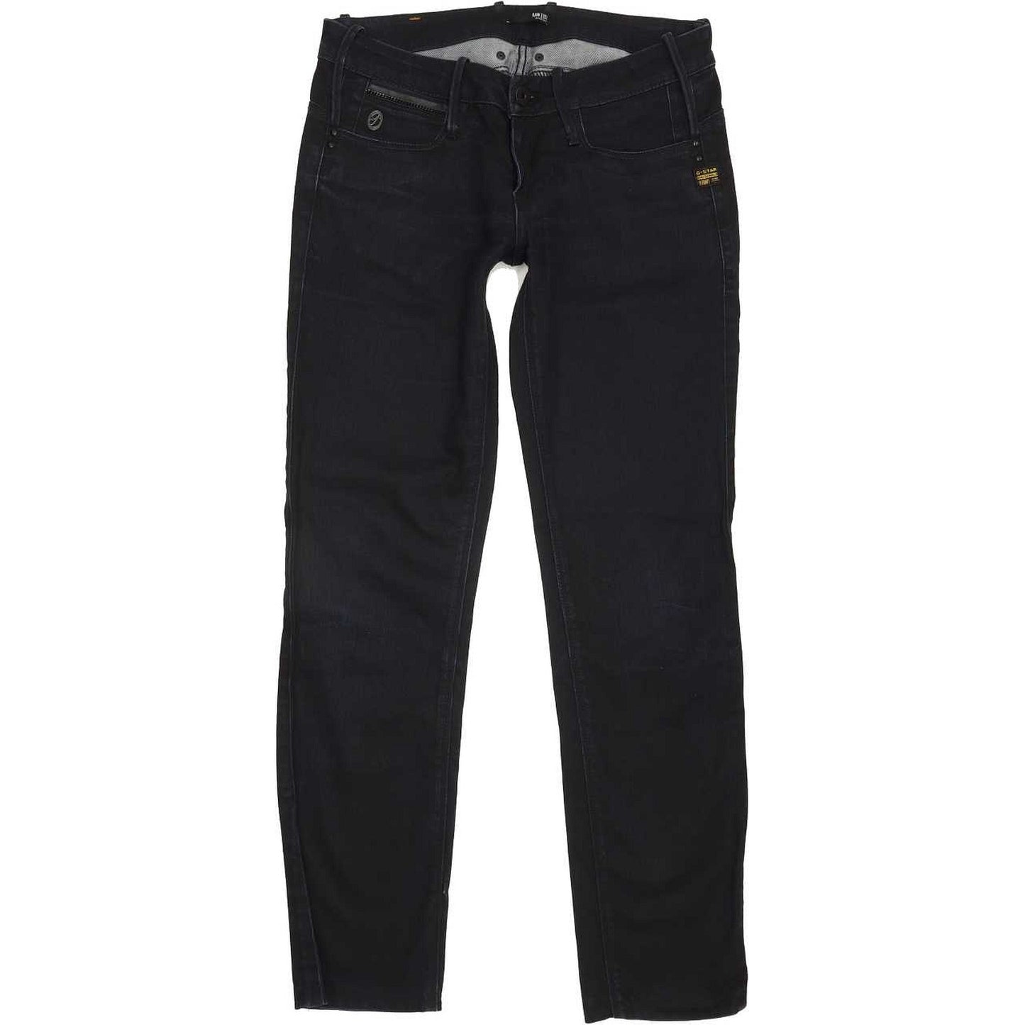 G-Star Brooke Women Navy Straight Slim Stretch Jeans W31 L31