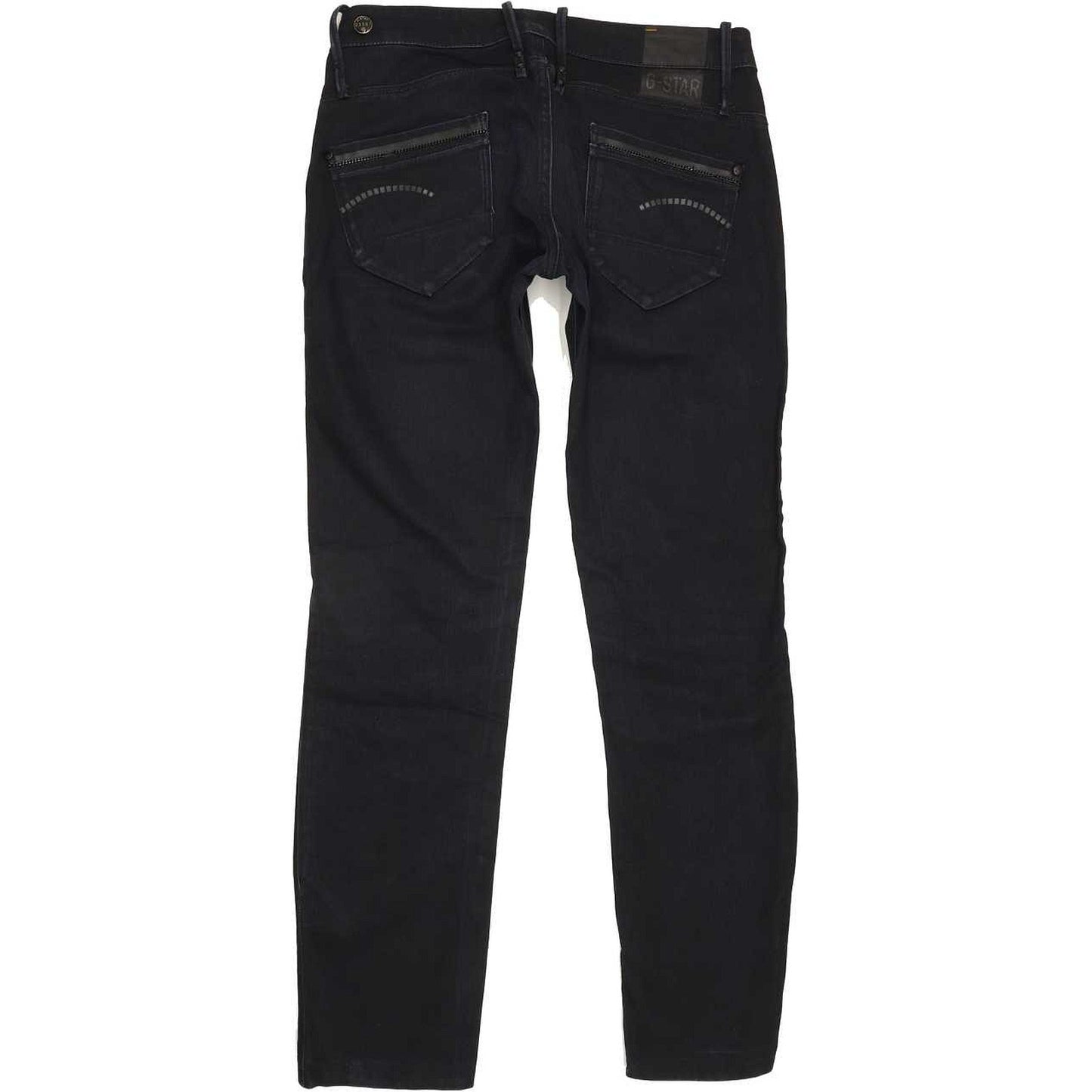 G-Star Brooke Women Navy Straight Slim Stretch Jeans W31 L31
