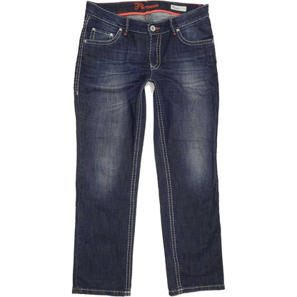 Pioneer Sally Women Blue Straight Regular Stretch Jeans W36 L30