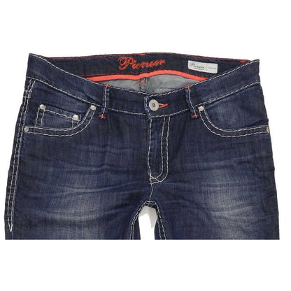 Pioneer Sally Women Blue Straight Regular Stretch Jeans W36 L30