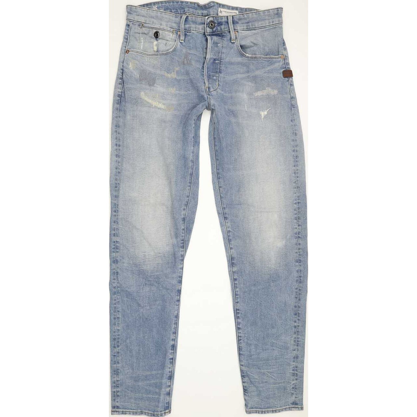 G-Star Loic Men Blue Tapered Relaxed Stretch Jeans W30 L36