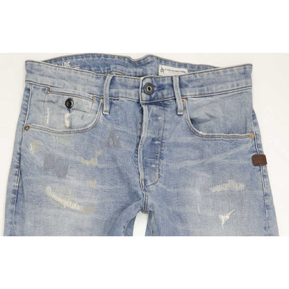 G-Star Loic Men Blue Tapered Relaxed Stretch Jeans W30 L36