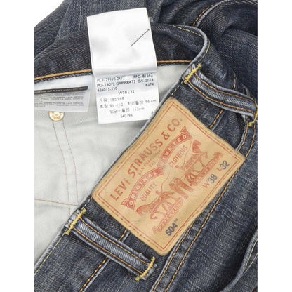 Levi's 504 Men Blue Straight Regular Jeans W39 L31