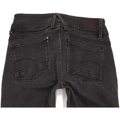 G-Star Lynn Mid Super Women Charcoal Skinny Slim Stretch Jeans W29 L31