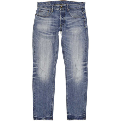 G-Star 3301 Men Blue Tapered Regular Jeans W33 L34
