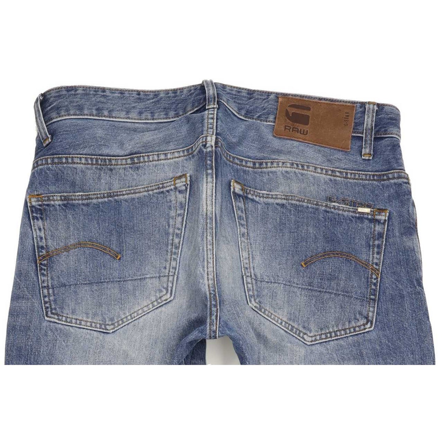 G-Star 3301 Men Blue Tapered Regular Jeans W33 L34