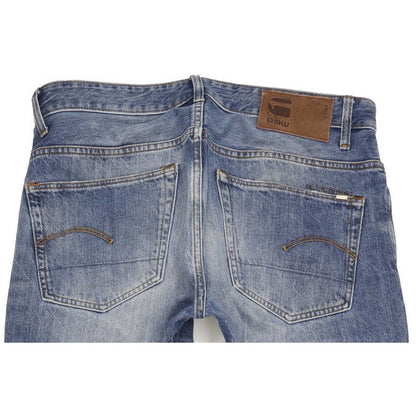 G-Star 3301 Men Blue Tapered Regular Jeans W33 L34
