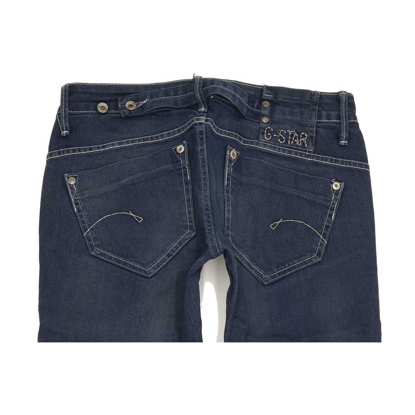 G-Star Women Blue Straight Slim Jeans W28 L30
