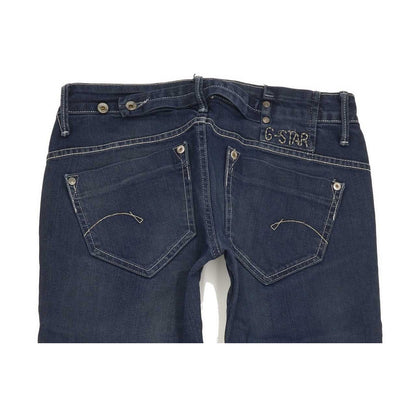 G-Star Women Blue Straight Slim Jeans W28 L30