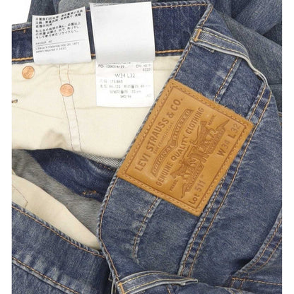 Levi's 511 Men Blue Straight Slim Stretch Jeans W34 L32