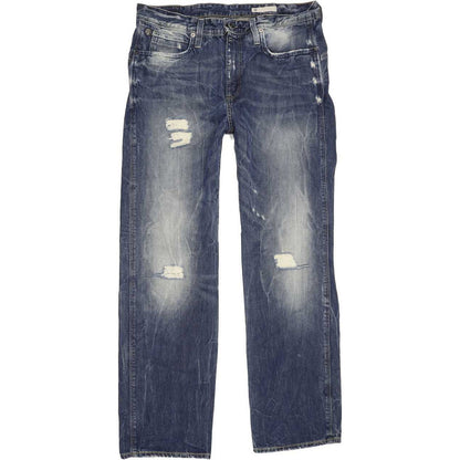 G-Star Eden Blue Straight Loose Jeans High Waisted W29 L32