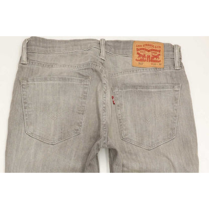 Levi's 511 Men Grey Straight Slim Jeans W33 L32