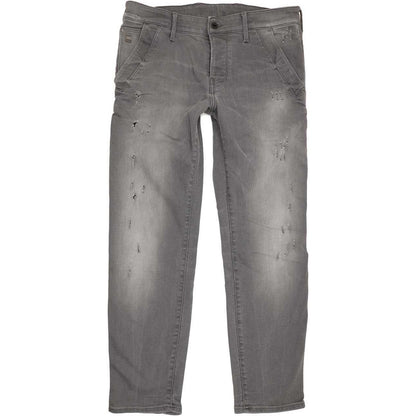 G-Star Bronson Men Grey Straight Slim Stretch Jeans W32 L30