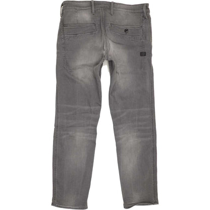 G-Star Bronson Men Grey Straight Slim Stretch Jeans W32 L30
