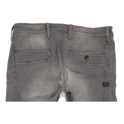 G-Star Bronson Men Grey Straight Slim Stretch Jeans W32 L30