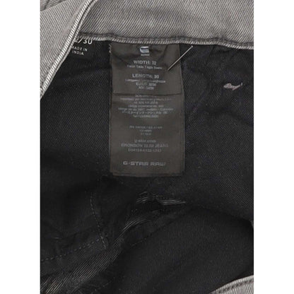 G-Star Bronson Men Grey Straight Slim Stretch Jeans W33 L30