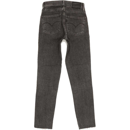 Levi's 721 High Rise Women Charcoal Skinny Stretch Jeans W25 L26