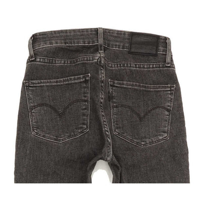 Levi's 721 High Rise Women Charcoal Skinny Stretch Jeans W25 L26