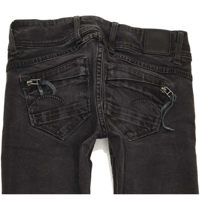G-Star Midge Cody Women Black Skinny Slim Stretch Jeans W25 L31