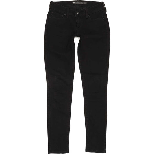 Levi's Demi Curve Women Black Skinny Slim Stretch Jeans W26 L31