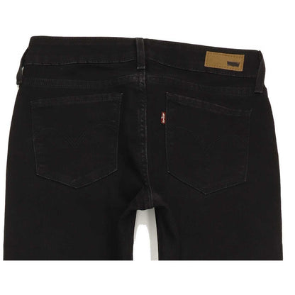 Levi's Demi Curve Women Black Skinny Slim Stretch Jeans W26 L31