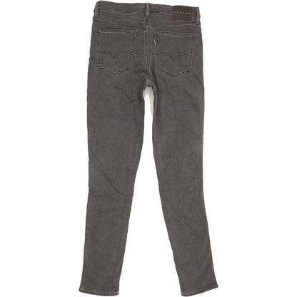 Levi's Line 8 Grey Skinny Slim Stretch Jeans High Waisted W30 L30