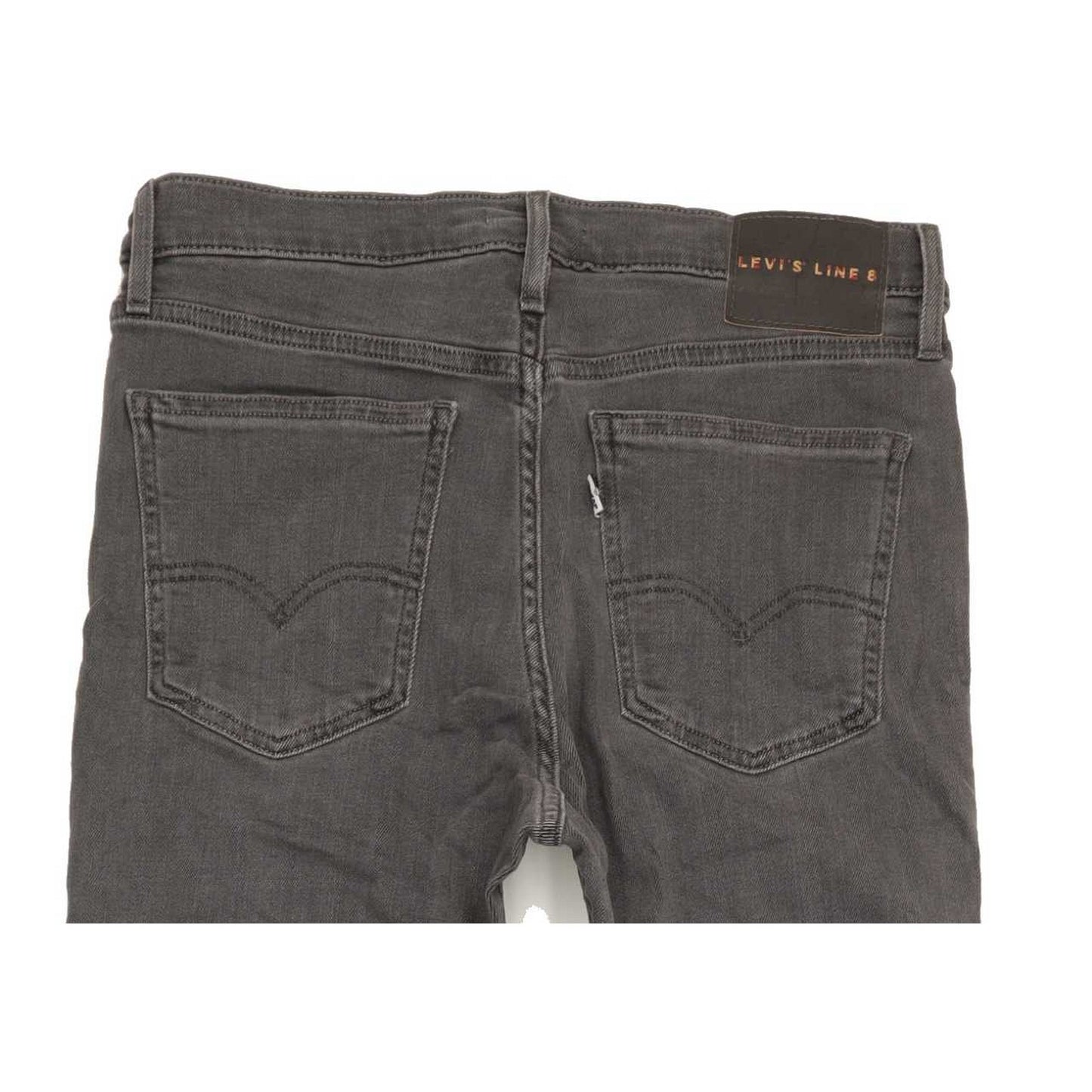 Levi's Line 8 Grey Skinny Slim Stretch Jeans High Waisted W30 L30