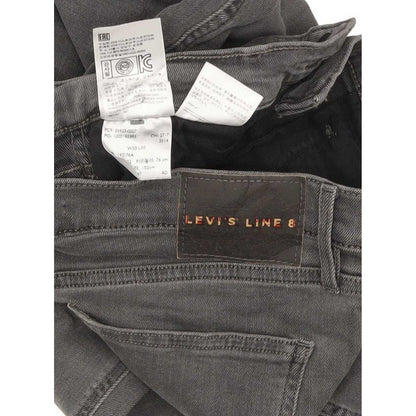 Levi's Line 8 Grey Skinny Slim Stretch Jeans High Waisted W30 L30