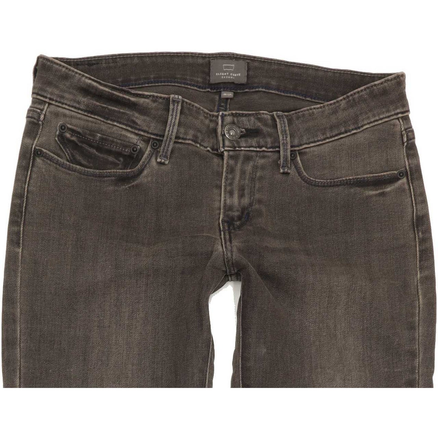 Levi's Slight Curve Women Grey Skinny Slim Stretch Jeans W28 L32