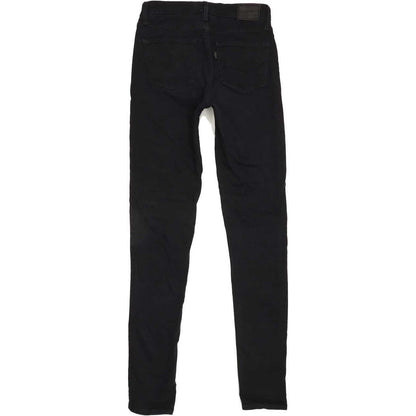 Levi's 721 High Rise Women Black Skinny Stretch Jeans W28 L33