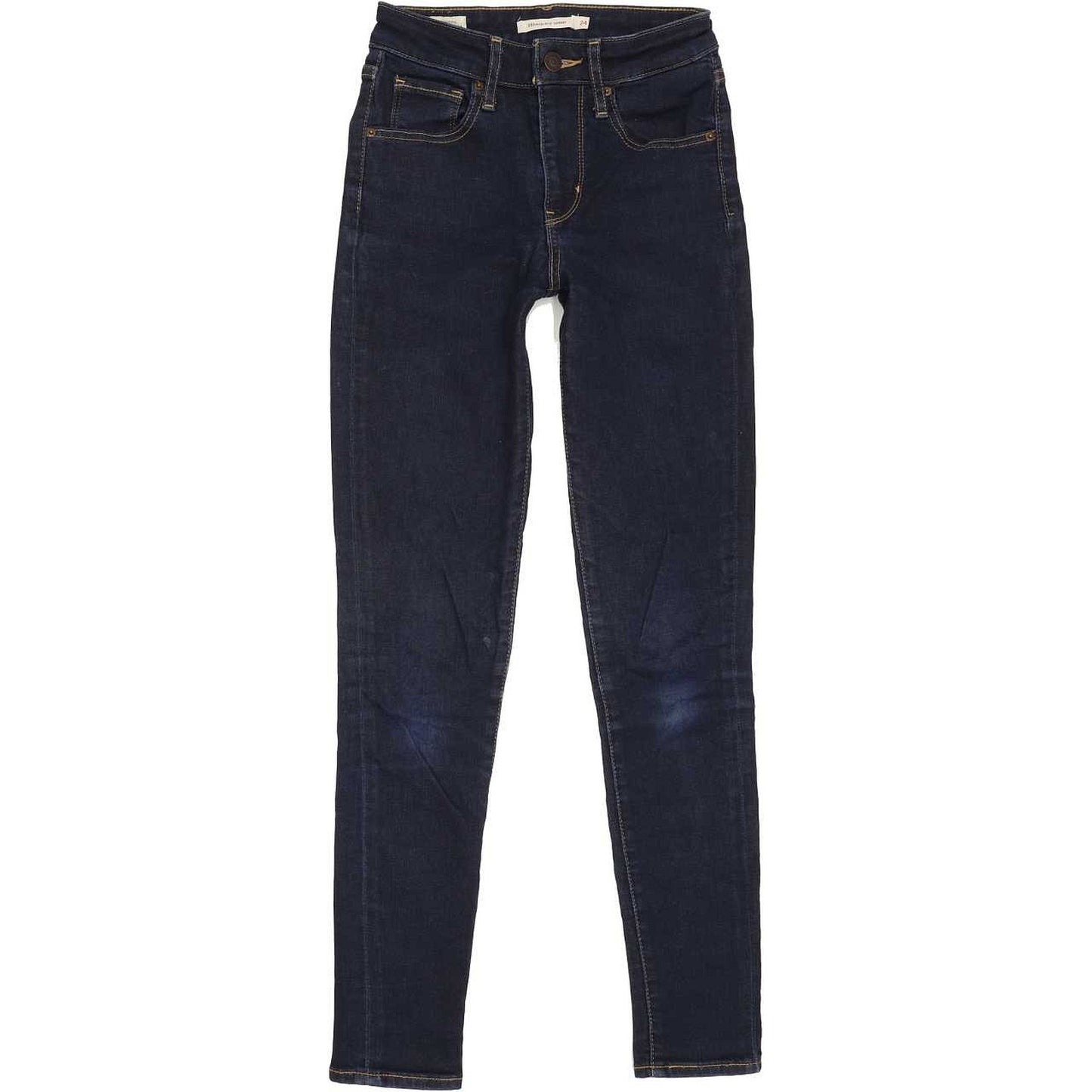 Levi's 721 High Rise Women Blue Skinny Stretch Jeans W24 L28