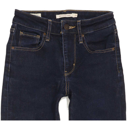 Levi's 721 High Rise Women Blue Skinny Stretch Jeans W24 L28