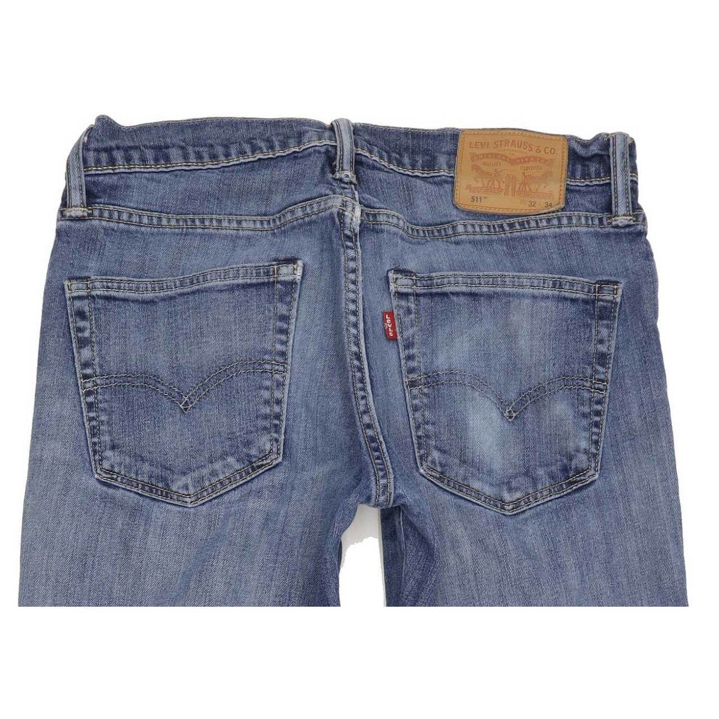 Levi's 511 Men Blue Straight Slim Stretch Jeans W32 L33