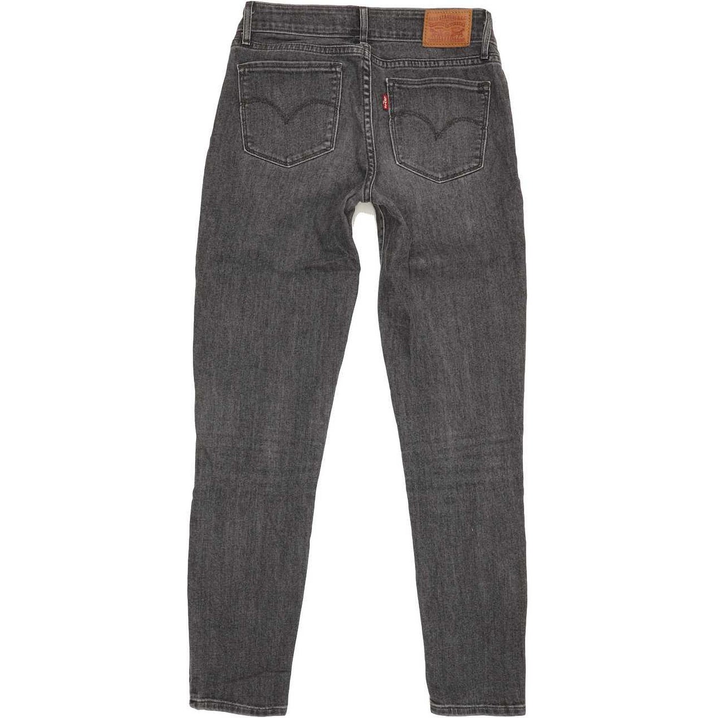 Levi's 711 Women Grey Skinny Slim Stretch Jeans W26 L28